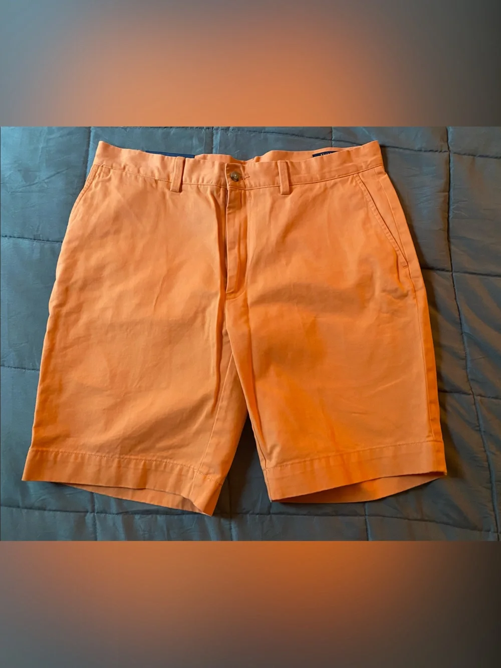 Polo by Ralph Lauren Orange Flat-Front Men’s Shorts